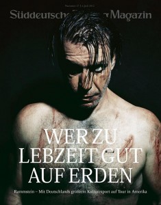 SZ Magzin Cover Rammstein 2012 SZ Magzin Cover Rammstein 2012