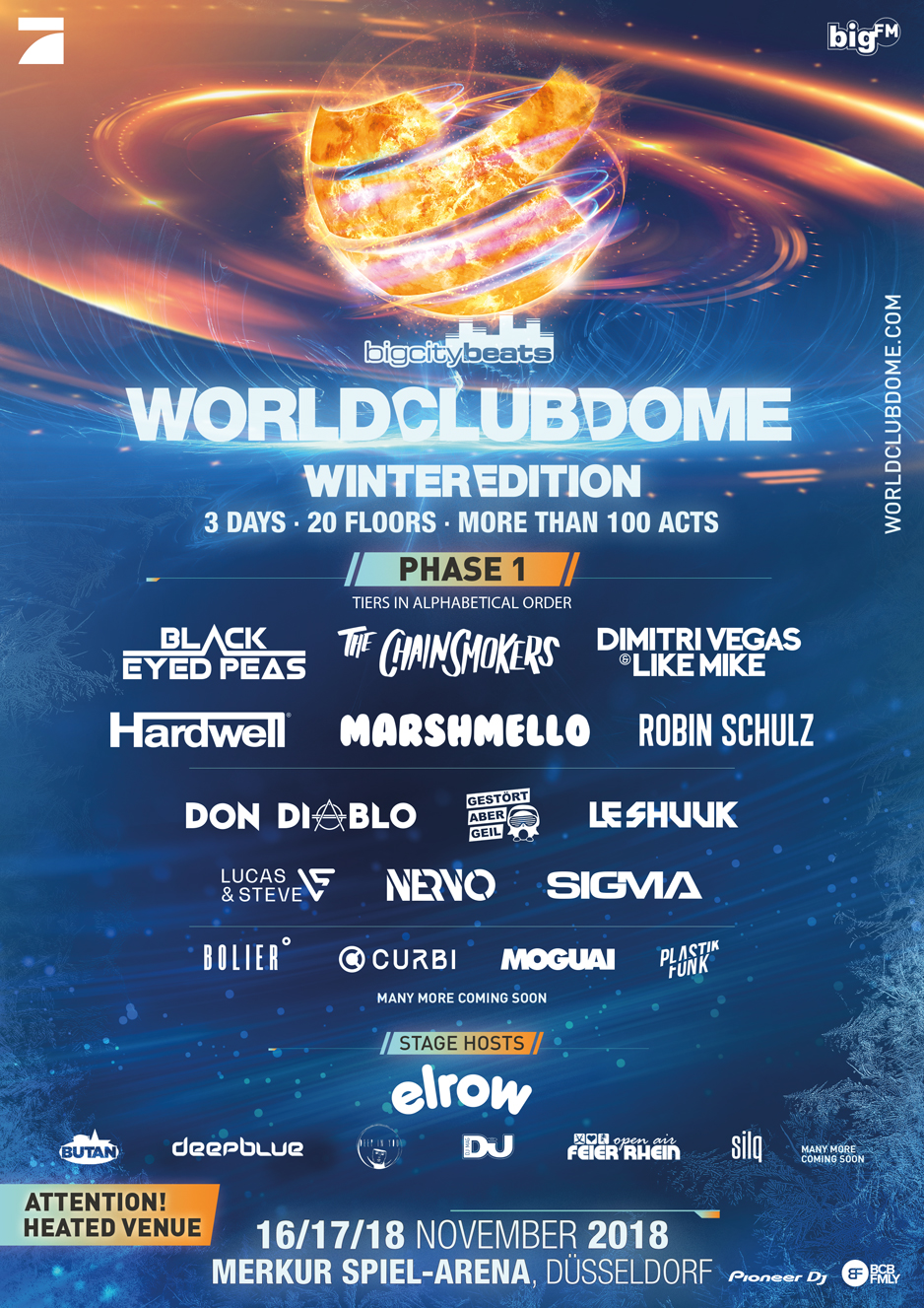 Offizieller Verkaufsstart der BigCityBeats WORLD CLUB DOME Winter Edition