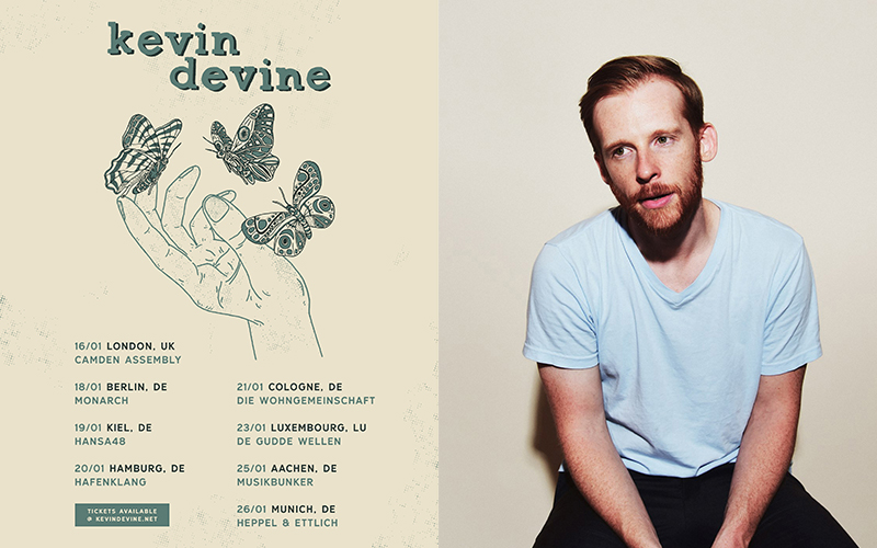 Kevin Devine kommt im Januar auf Solo-Tour