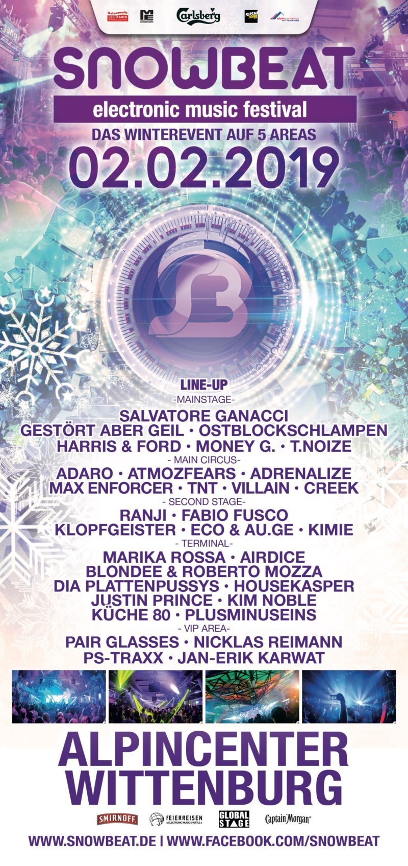 SNOWBEAT 2019 – Das heißeste Winter Festival gibt das Full Line Up bekannt